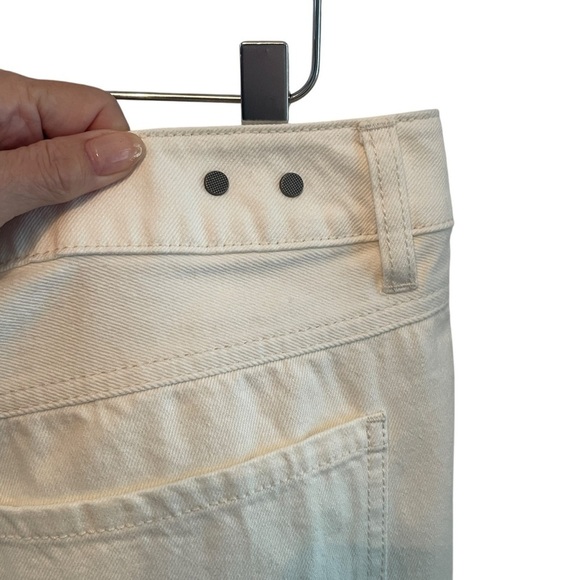 CAbi White Women's Boot Cut 100% Boyfriend Jeans Size 12 - Picture 4 of 9